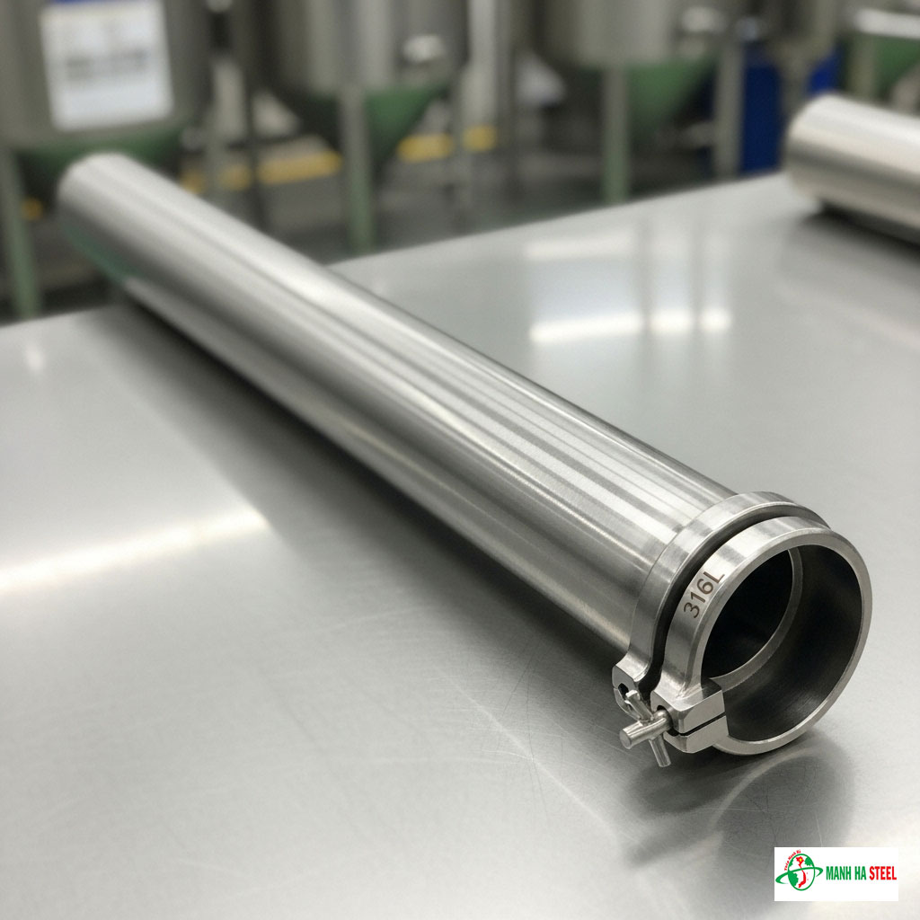 Ống inox vi sinh 300 mm, Ống thép inox vi sinh 300 mm