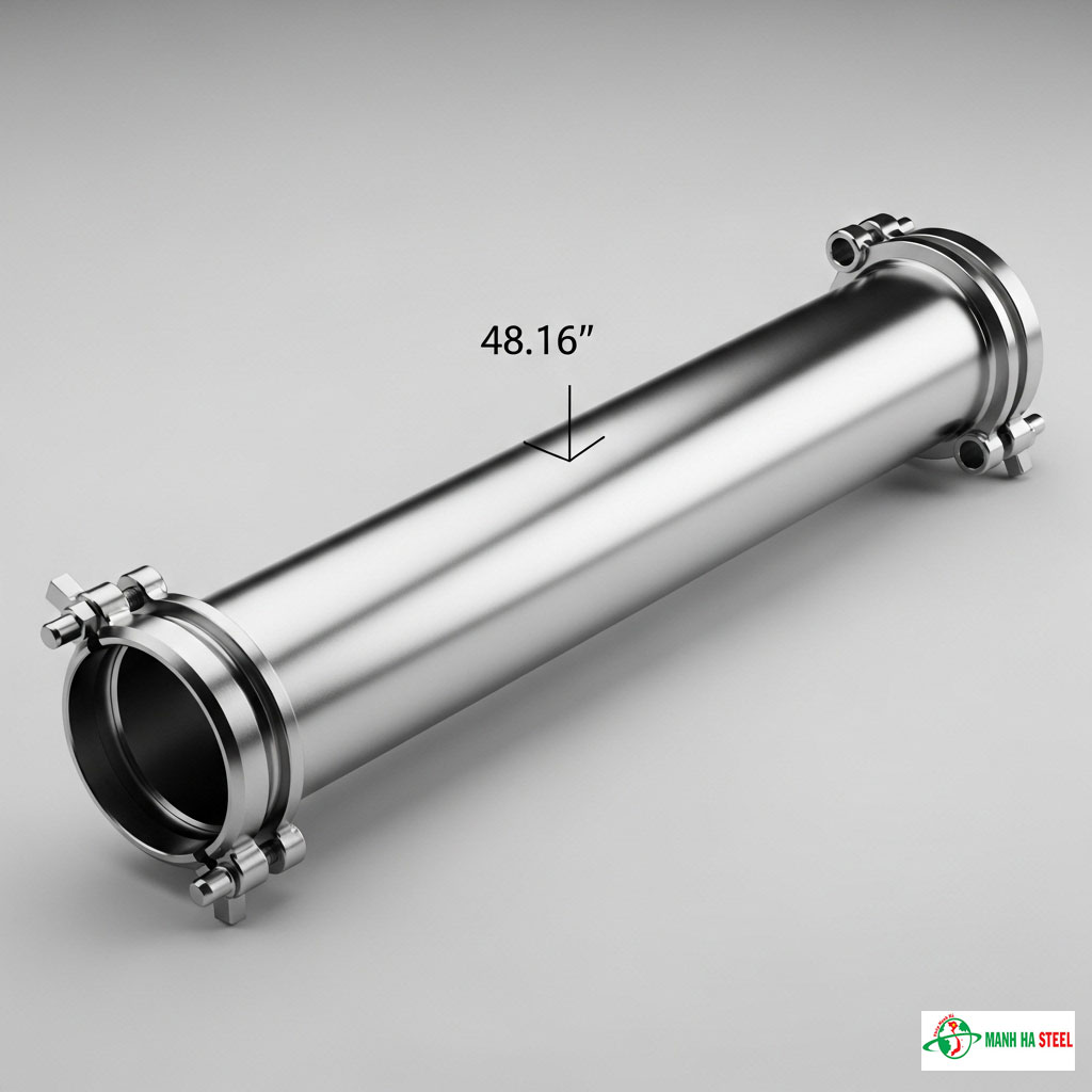 Ống inox vi sinh 48.16 inch, Ống thép inox vi sinh 48.16 inch