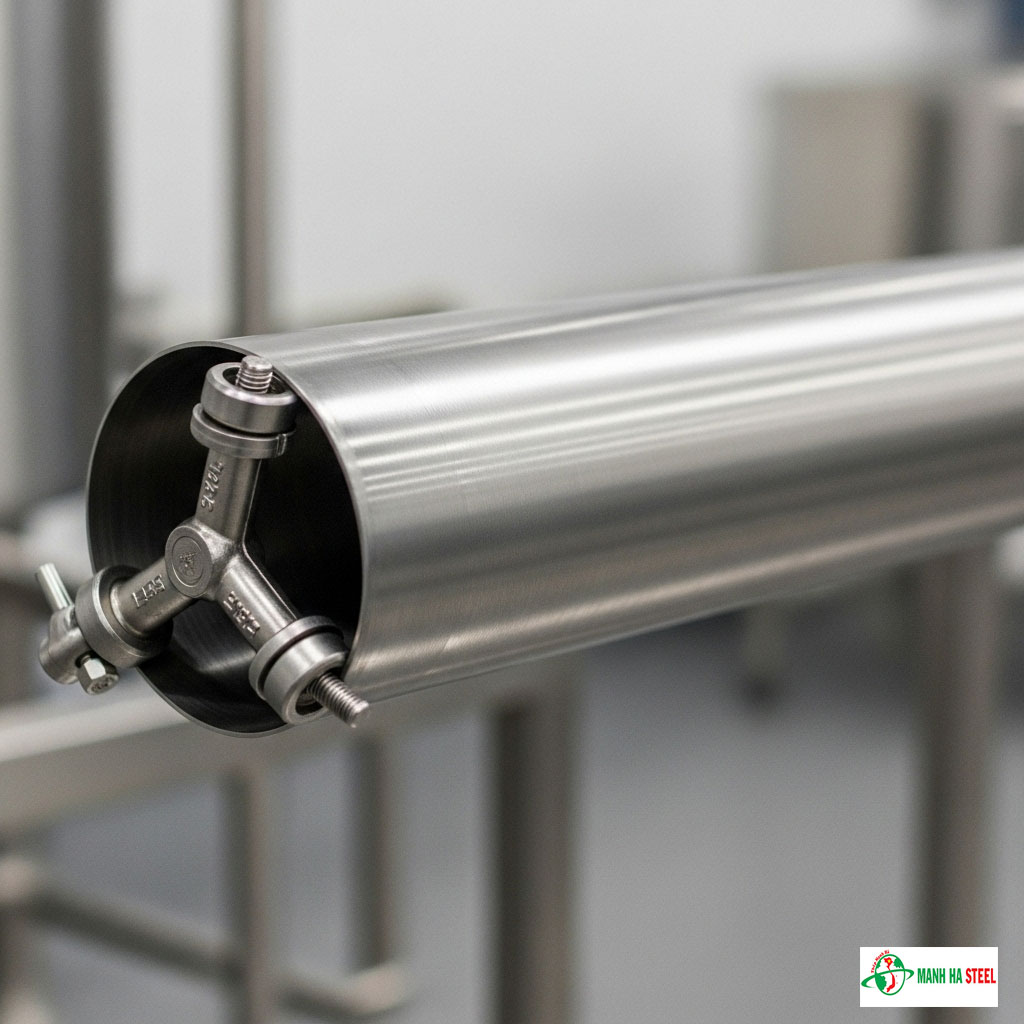 Ống inox vi sinh 500 mm, Ống thép inox vi sinh 500 mm