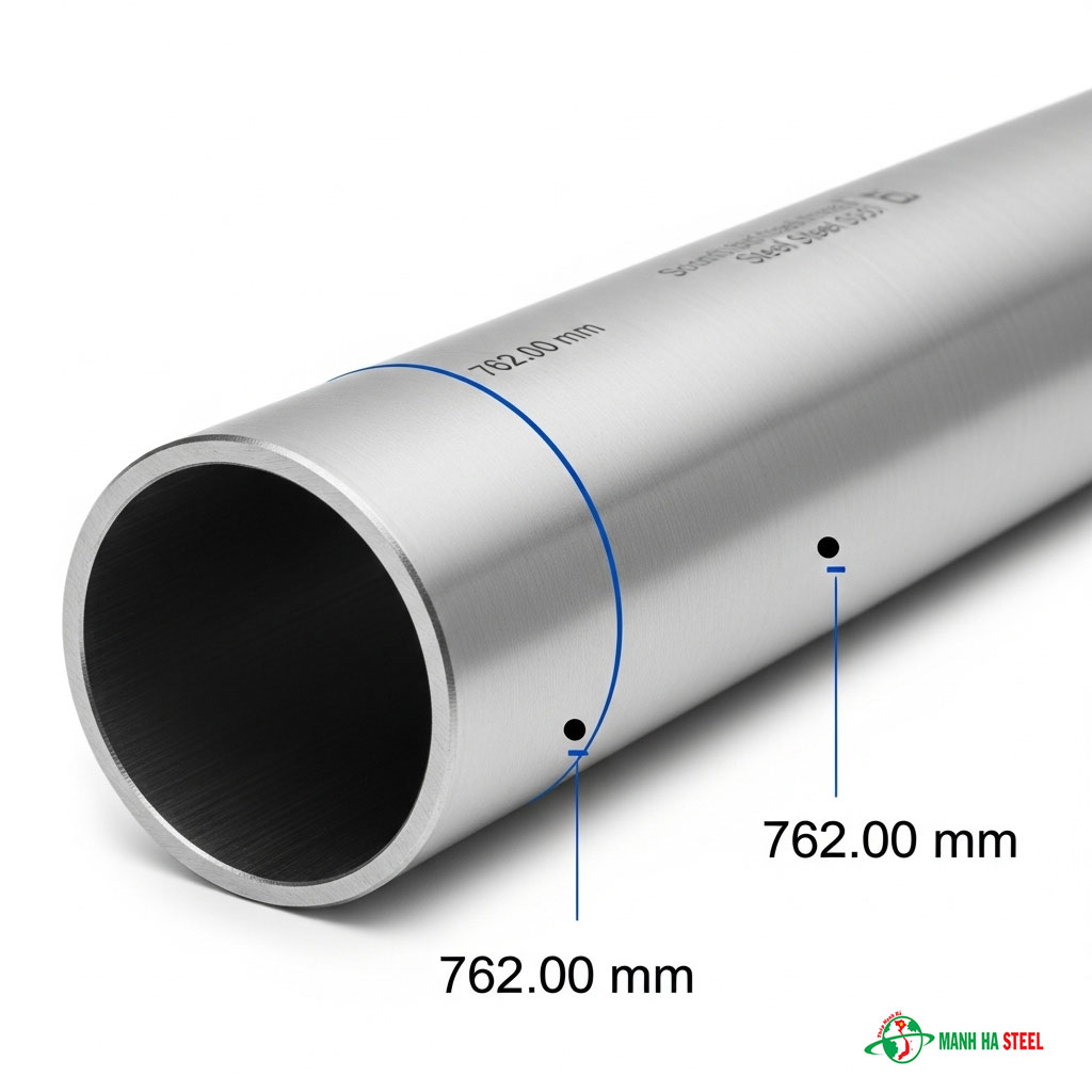 Ống inox vi sinh 762.00 mm, Ống thép inox vi sinh 762.00 mm