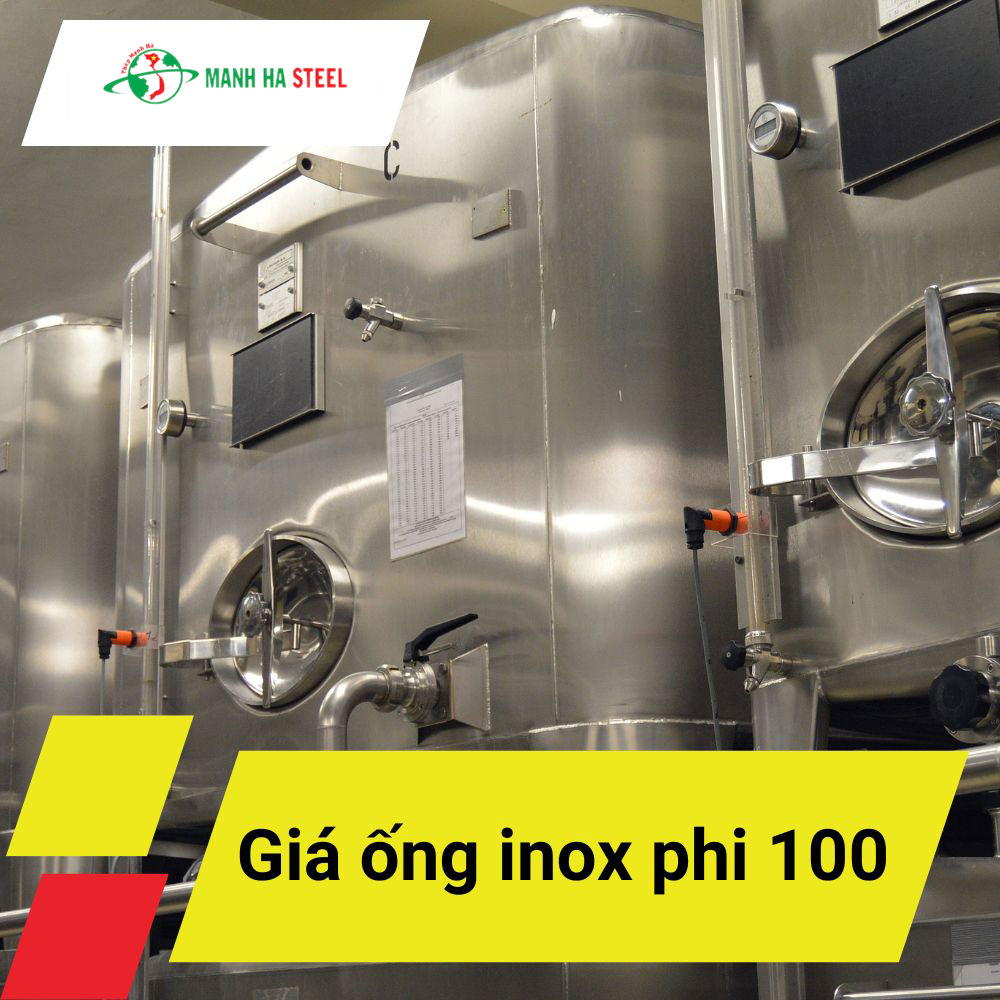 Ống inox Tiến Đạt 100 mm, Ống thép inox Tiến Đạt phi 100