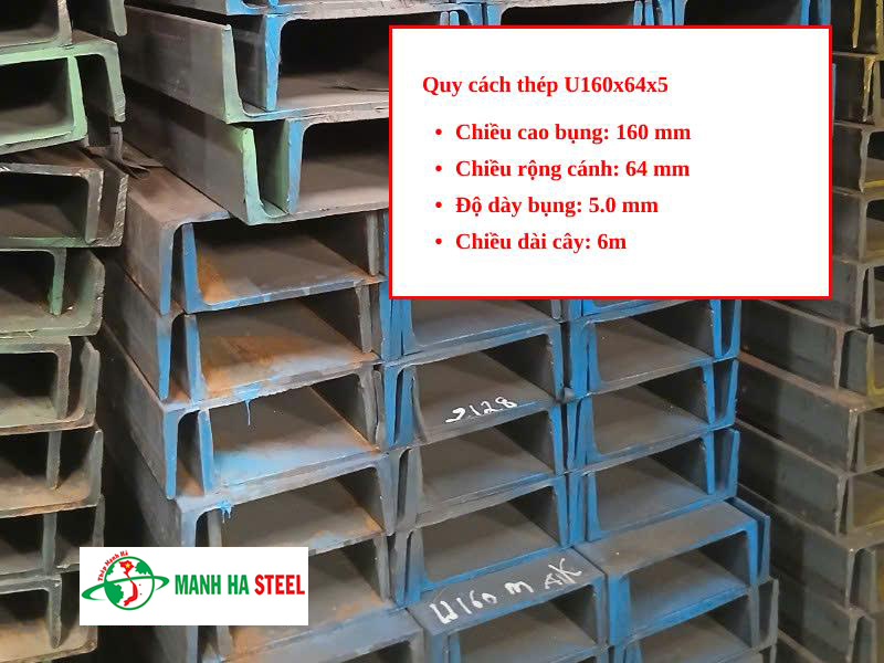 Bảng Báo Giá Thép U160