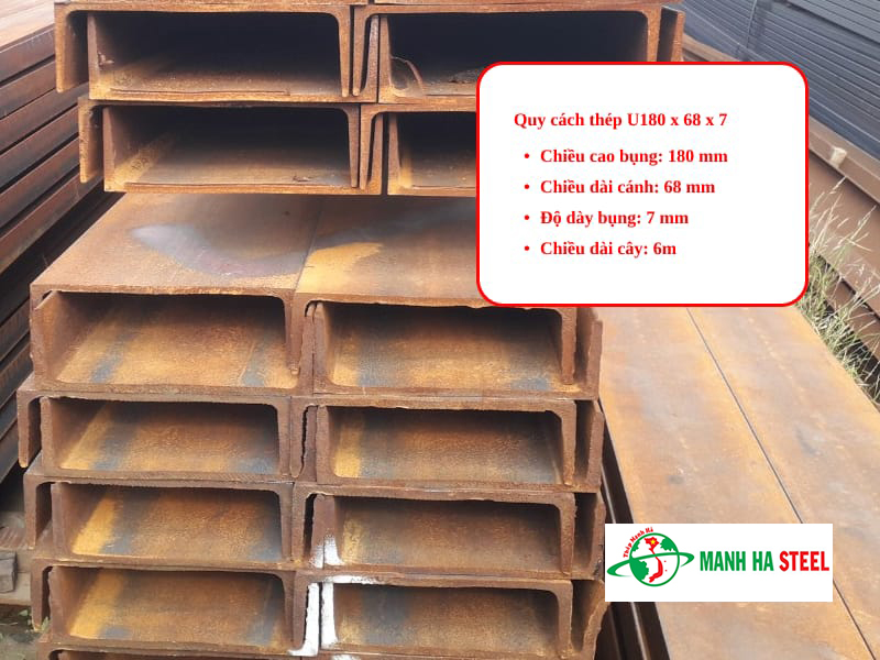 Bảng Báo Giá Thép U180