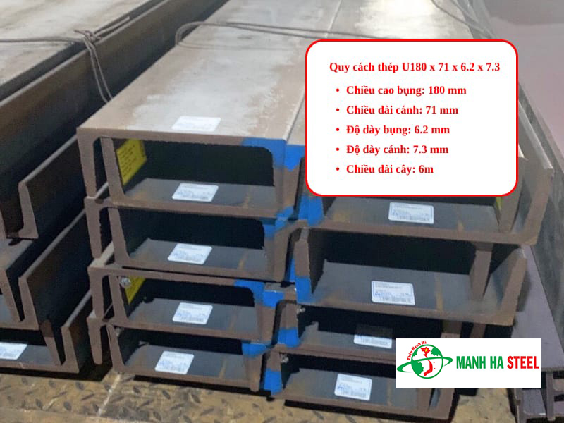 Bảng Báo Giá Thép U180