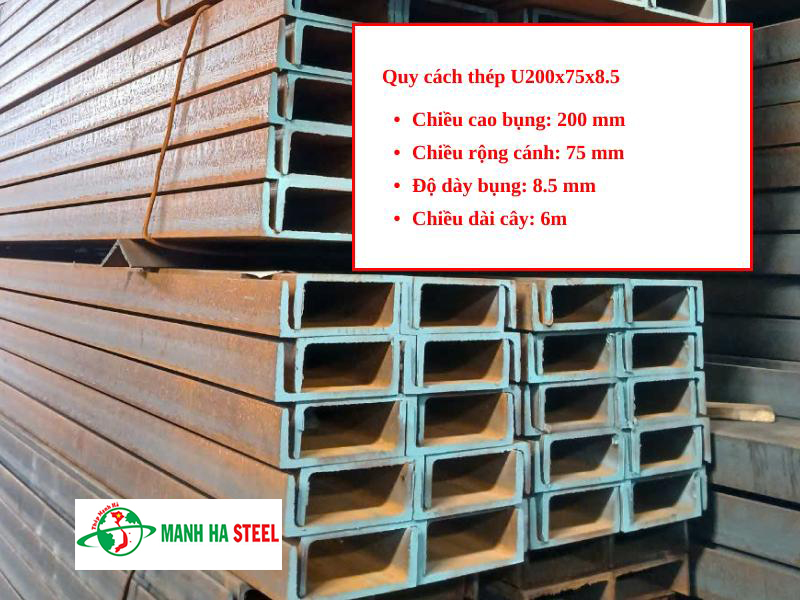 Bảng Báo Giá Thép U200