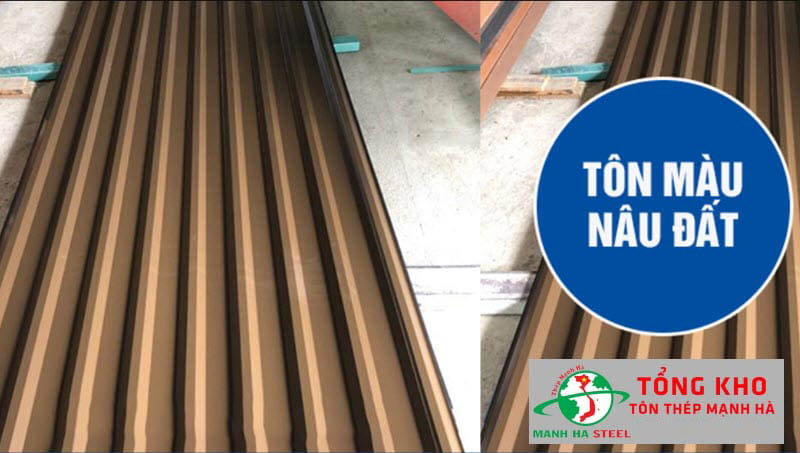 Bảng Báo Giá Tôn Màu Nâu Đất