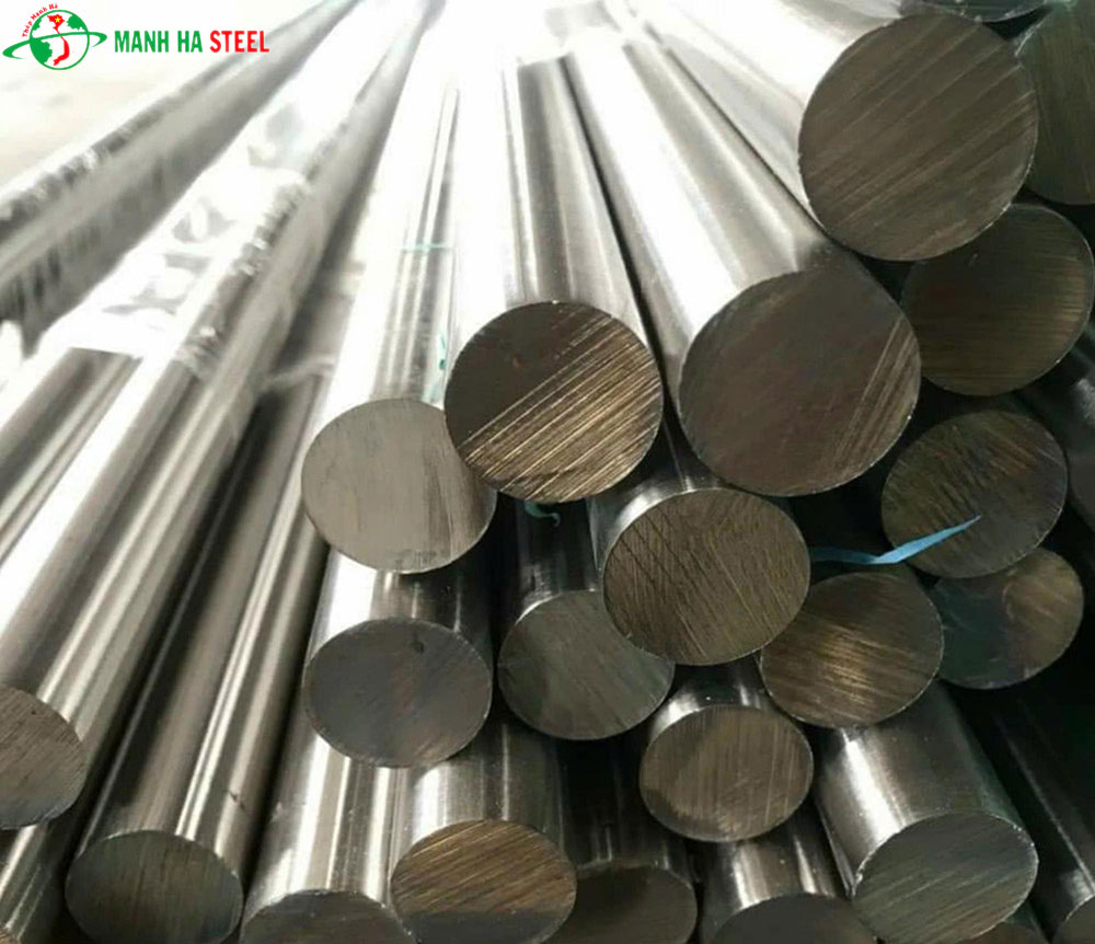 Tròn trơn láp đặc inox Hòa Bình 201, 304, 316,  403, 430, 410, 310, 420