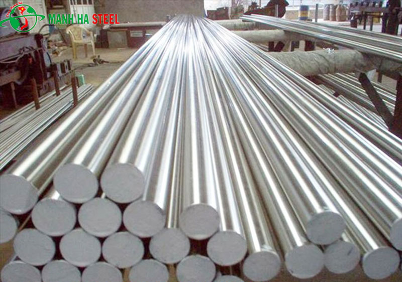 Tròn trơn láp đặc inox Hoàng Vũ 201, 304, 316,  403, 430, 410, 310, 420