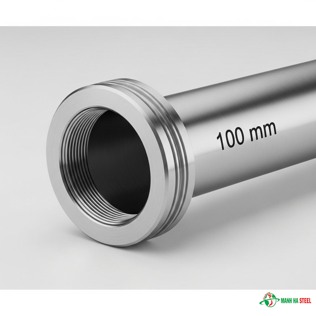 Ống inox vi sinh 100 mm, Ống thép inox vi sinh 100 mm