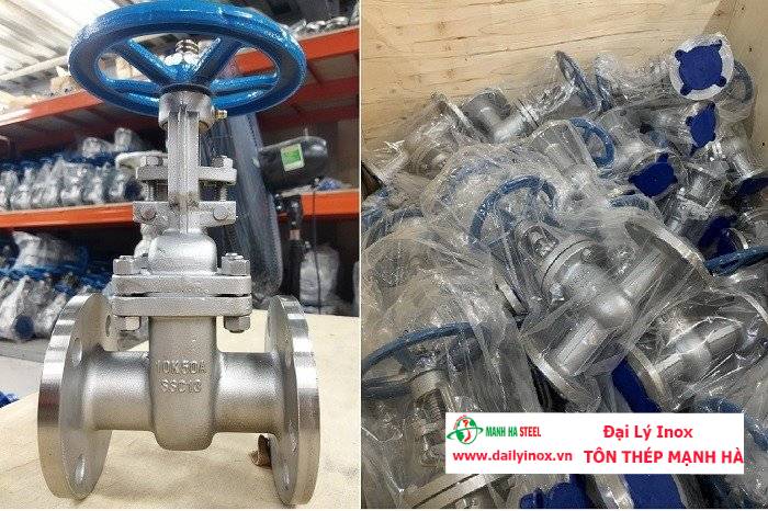 Van cổng inox