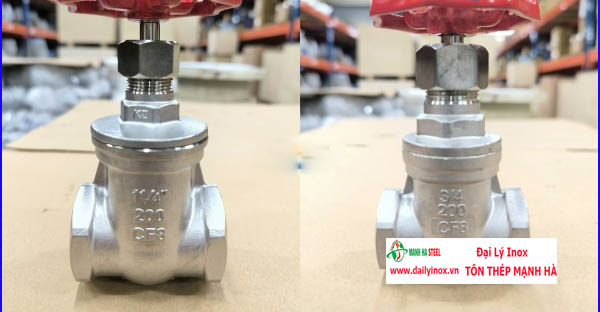 Van cổng inox