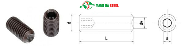 Bảng Báo Giá Vít Trí (Vít Trí Lục Giác) Thép Đen