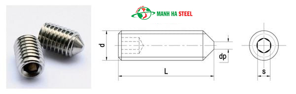 Bảng Báo Giá Vít Trí (Vít Trí Lục Giác) Thép Đen