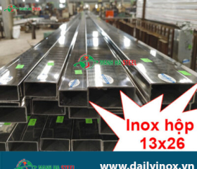 Hộp Inox Chữ Nhật 13.0x26.0mm - Đại lý Inox Uy Tín và Bảng Giá Chi Tiết
