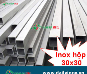Hộp Inox Vuông 30.0x30.0mm - Đại lý Inox Mạnh Hà và Bảng Giá Chi Tiết