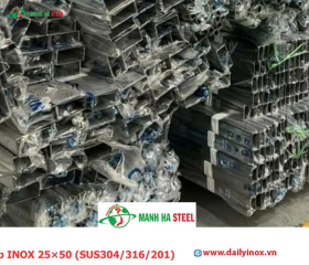 Bảng Báo Giá Hộp INOX 25×50 (SUS304/316/201)