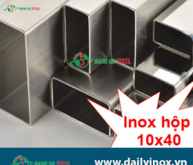 Hộp Inox Chữ Nhật 10.0x40.0mm - Đại lý Inox Mạnh Hà và Bảng Giá Chi Tiết