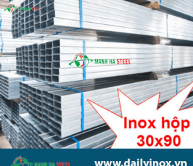 Hộp Inox Chữ Nhật 30.0x90.0mm – Đại Lý Inox Mạnh Hà & Bảng Giá Chi Tiết