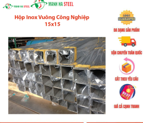 Hộp Inox Vuông Trung Quốc 15x15 - Đại Lý Inox Mạnh Hà và Bảng Giá