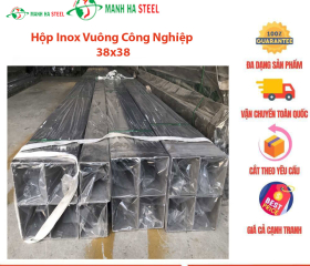 Hộp Inox Vuông Trung Quốc 38x38 - Đại lý Inox Mạnh Hà và Bảng Giá Chi Tiết