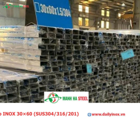 Bảng Báo Giá Hộp INOX 30×60 (SUS304/316/201)