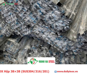 Bảng Báo Giá INOX Hộp 38×38 (SUS304/316/201)