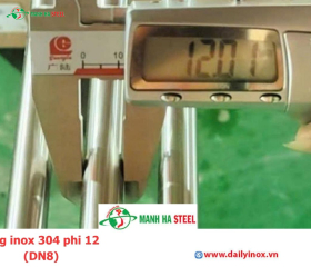 Bảng Báo Giá Ống inox 304 phi 12 (DN8)