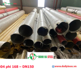 Bảng Báo Giá Ống inox 304 phi 168 – DN150