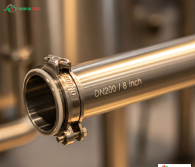 Ống inox vi sinh 8 inch, Ống thép inox vi sinh 8 inch