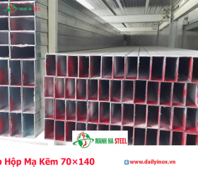 Thép Hộp Mạ Kẽm 70×140