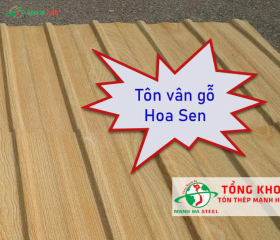 Bảng Báo Giá Tôn vân gỗ Hoa Sen