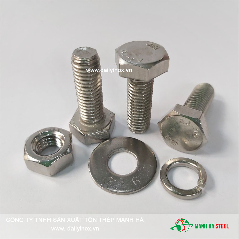 Bulông lục giác chìm trụ inox 316 - Đại lý inox Mạnh Hà