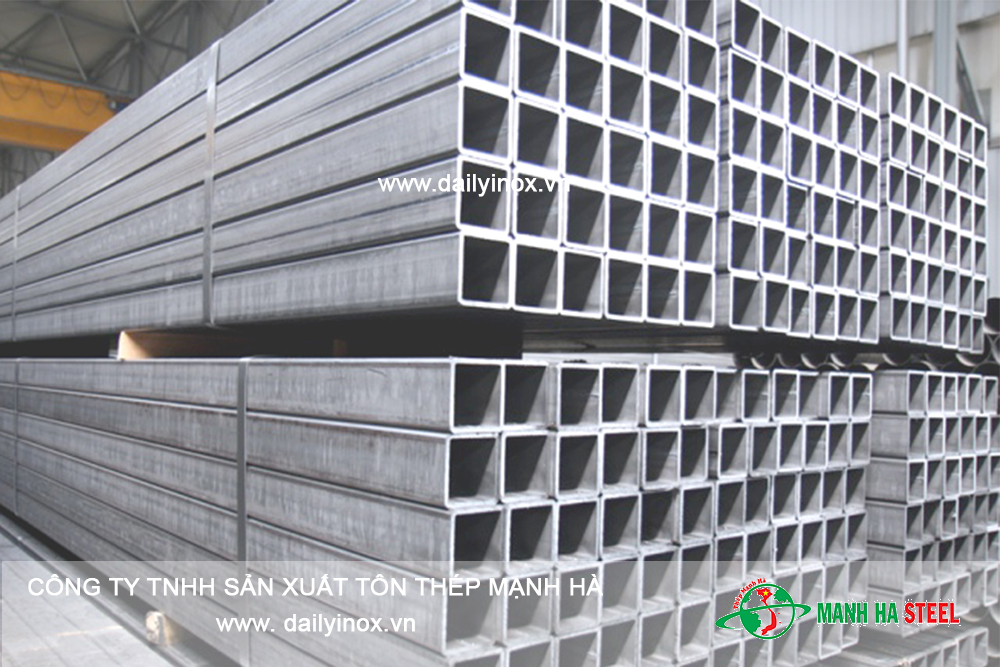 Hộp inox vuông trang trí 40x40 - Đại lý inox Mạnh Hà