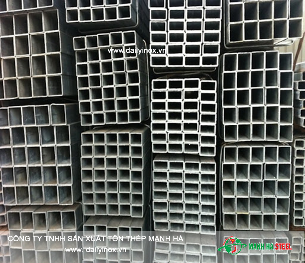 Hộp inox vuông trang trí 60x60 - Đại lý inox Mạnh Hà