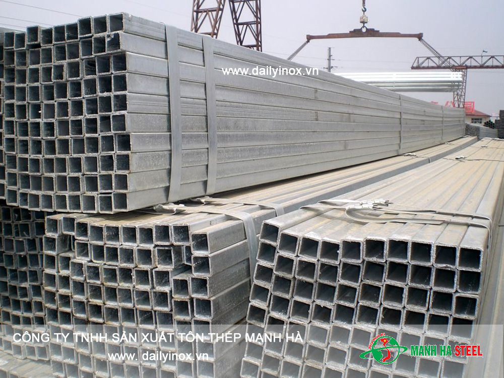 Hộp inox vuông công nghiệp 10x10 - Đại lý inox Mạnh Hà