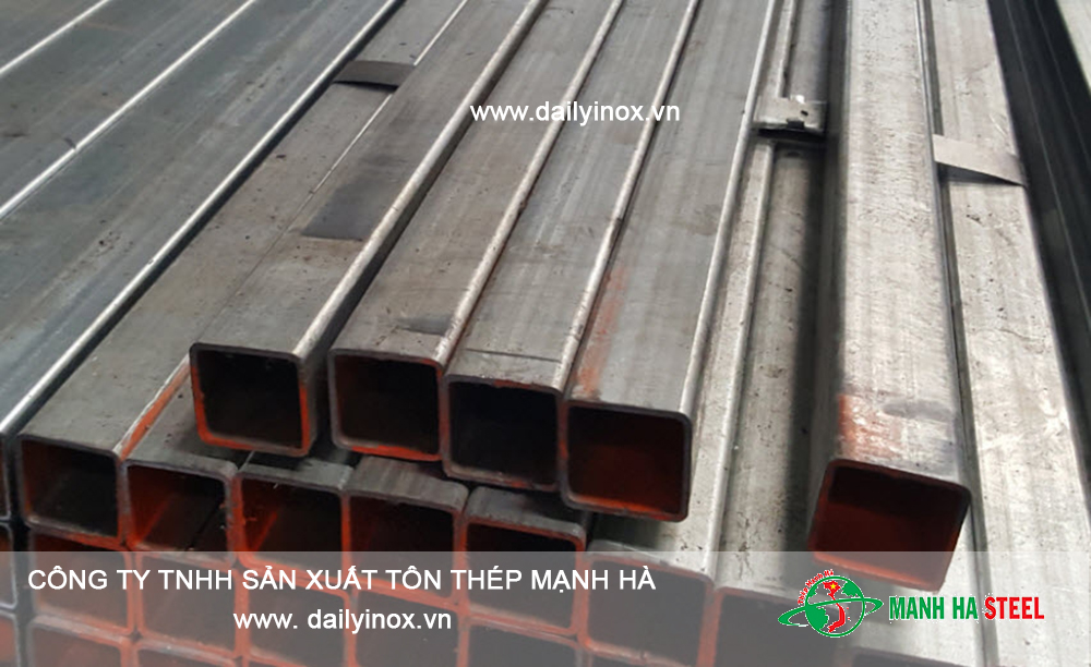 Hộp inox vuông trang trí 25x25 - Đại lý inox Mạnh Hà